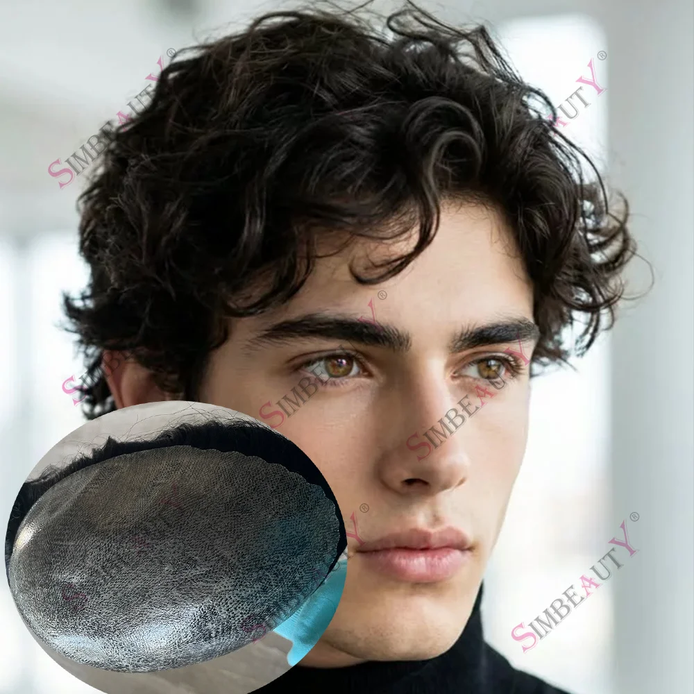 30mm Wavy Natural Black Human Hair Toupee for Hairloss Asia Africa Man Durable Strong Skin Base 1B 1B65 Scalloped Front Male Wig
30mm Wavy Natural Black Human Hair Toupee for Hairloss Asia Africa Man Durable Strong Skin Base 1B 1B65 Scalloped Front Male Wig