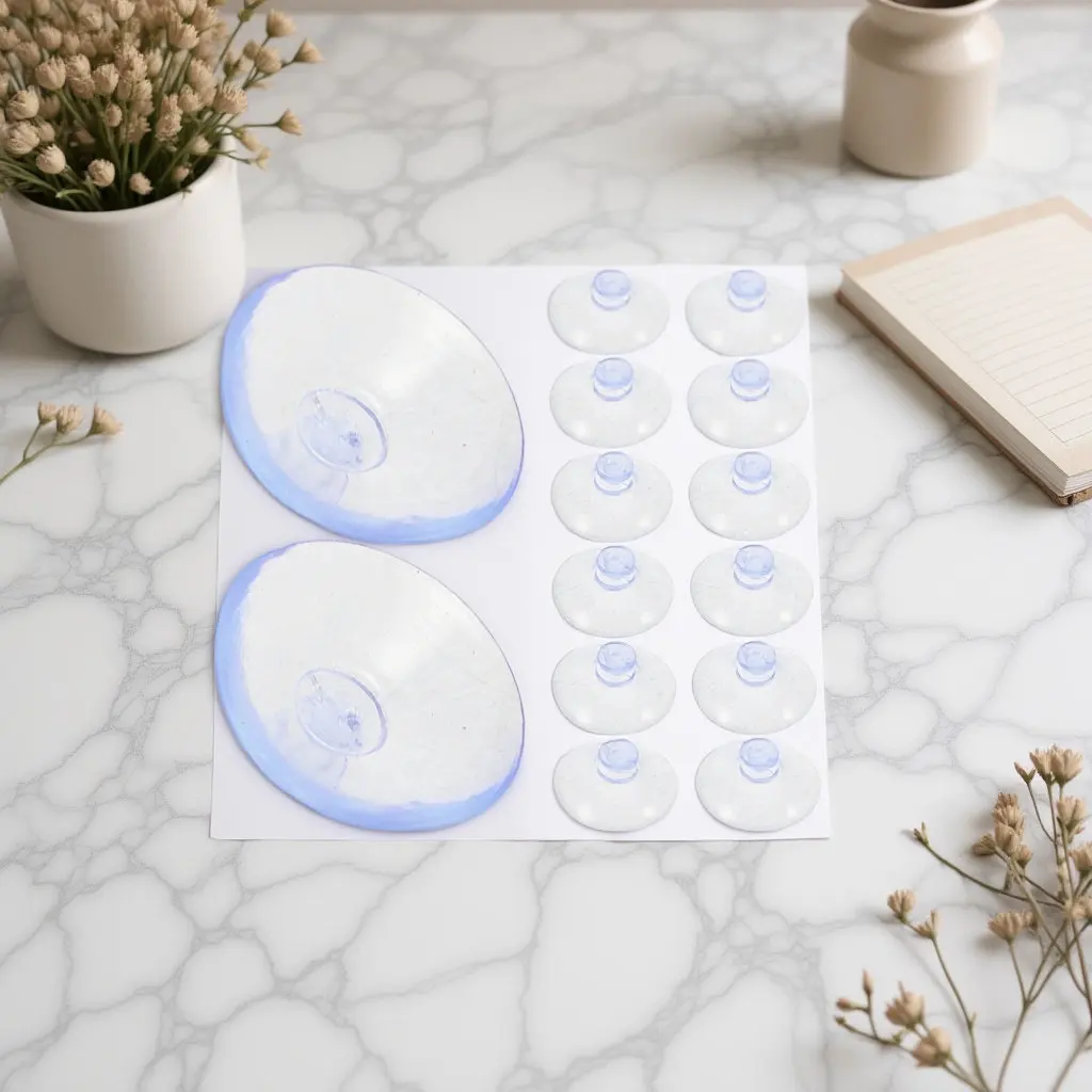 300Pcs Transparent Mushroom Head Suction Cups Strong Anti Slip Pads for Glass Table Desktop Bathroom Clear Plastic Sucker Pads
300Pcs Transparent Mushroom Head Suction Cups Strong Anti Slip Pads for Glass Table Desktop Bathroom Clear Plastic Sucker Pads