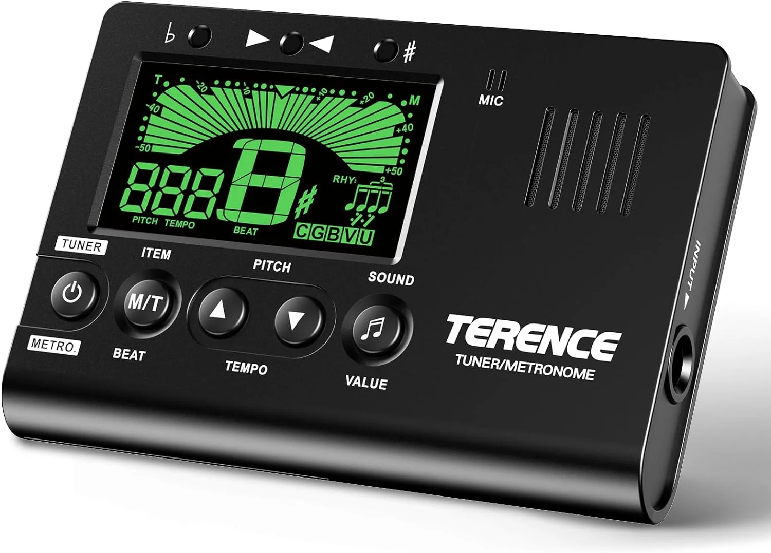 TERENCE Metronome Tuner, 3-in-1 Digital Metronome Tone Generator for All Instruments with LCD Color Display, Adjustable Volume
TERENCE Metronome Tuner, 3-in-1 Digital Metronome Tone Generator for All Instruments with LCD Color Display, Adjustable Volume