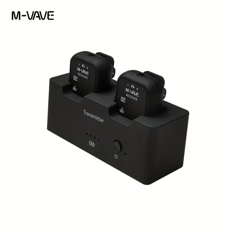 M-VAVE SWS12 2.4G Wireless Earphone Monitor System, Rechargeable Transmitter & 2 Receivers with Volume Button, Stereo IEM System
M-VAVE SWS12 2.4G Wireless Earphone Monitor System, Rechargeable Transmitter & 2 Receivers with Volume Button, Stereo IEM System