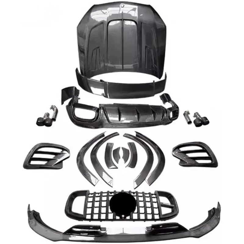 For Benz GLE450 GLE63 Modified Eyebrow Engine Hood Tail Wing Suitable for Carbon Fiber Body Kit Front Rear Lip Grill
For Benz GLE450 GLE63 Modified Eyebrow Engine Hood Tail Wing Suitable for Carbon Fiber Body Kit Front Rear Lip Grill