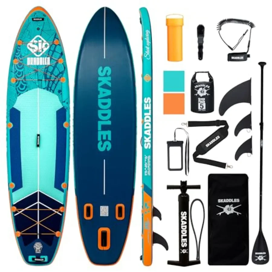 Inflatable SUP for family use PVC material blue super wide 35 deck with high weight capacity and non-slip EVA surface
Inflatable SUP for family use PVC material blue super wide 35 deck with high weight capacity and non-slip EVA surface