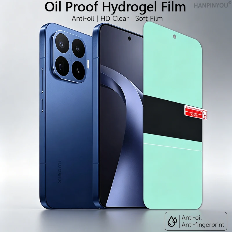 Anti-Fingerpirnt Oil-Proof Hydrogel Film For Xiaomi 17T Pro 17 Max Positioning Hydrophobic Ultra HD Soft EPU Screen Protector
Anti-Fingerpirnt Oil-Proof Hydrogel Film For Xiaomi 17T Pro 17 Max Positioning Hydrophobic Ultra HD Soft EPU Screen Protector