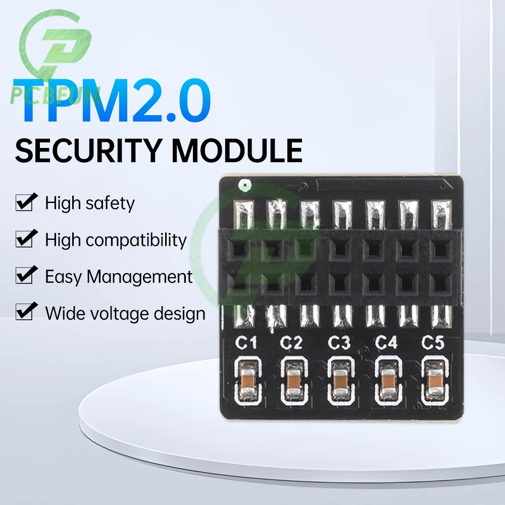TPM2.0 Security Module 14 Pin LPC H Trusted Platform Module Data Encryption Standalone Encryption Chip
TPM2.0 Security Module 14 Pin LPC H Trusted Platform Module Data Encryption Standalone Encryption Chip