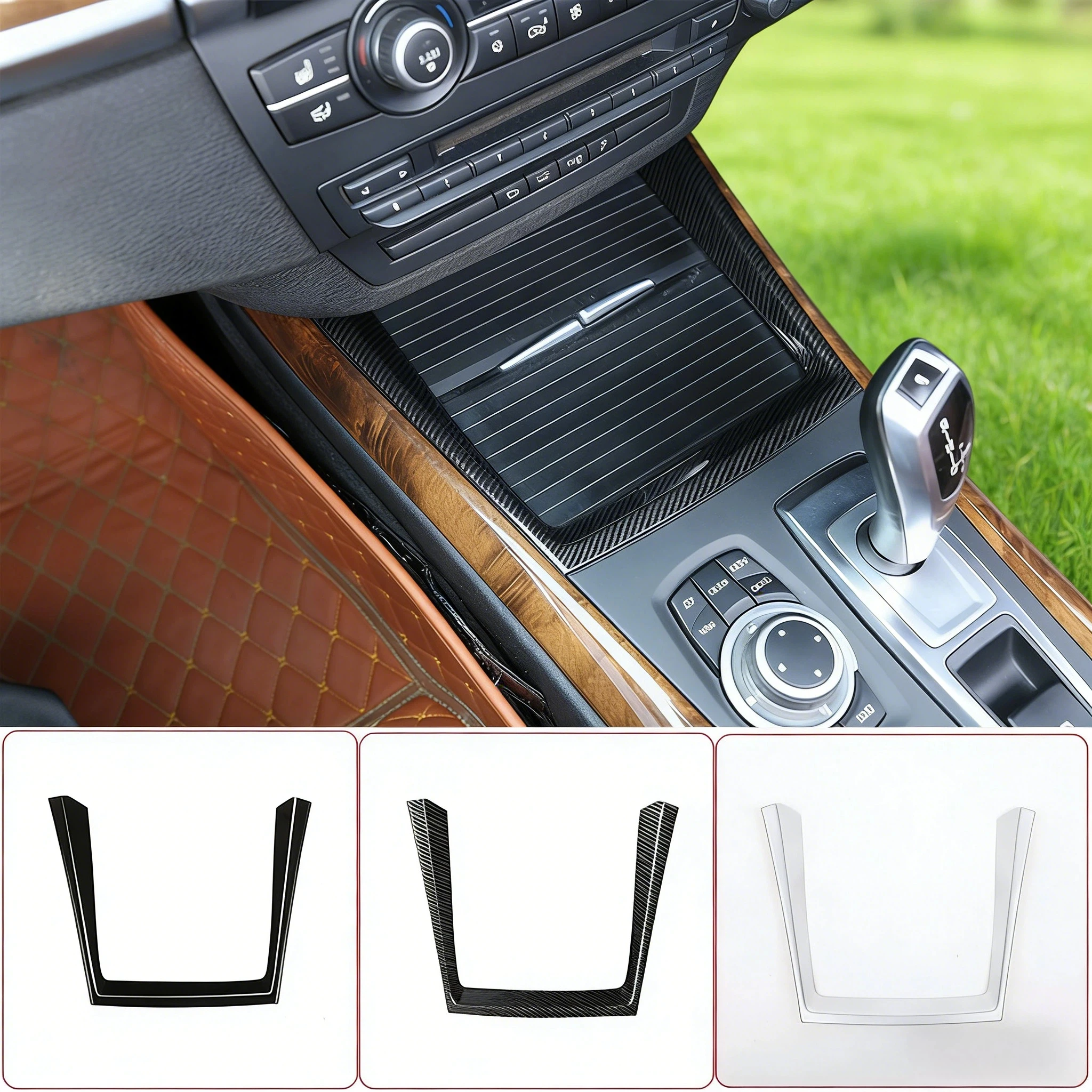 For BMW X5 E70 2008-2013 ABS Interior Car Center Console Frame Decoration Water Cup Holder Frame Trim Strip Car Accessories
For BMW X5 E70 2008-2013 ABS Interior Car Center Console Frame Decoration Water Cup Holder Frame Trim Strip Car Accessories