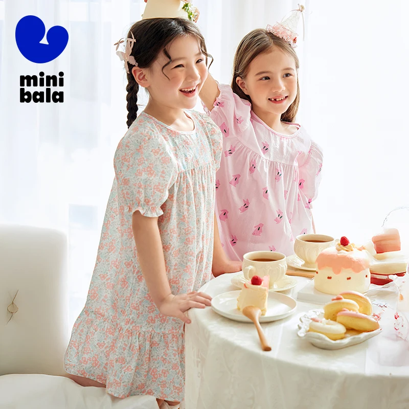 Mini Bala Cotton Sleep Dress Girls Baby Summer Soft Breathable Cute Homewear Nightgown for Bedtime and Indoor wear
Mini Bala Cotton Sleep Dress Girls Baby Summer Soft Breathable Cute Homewear Nightgown for Bedtime and Indoor wear