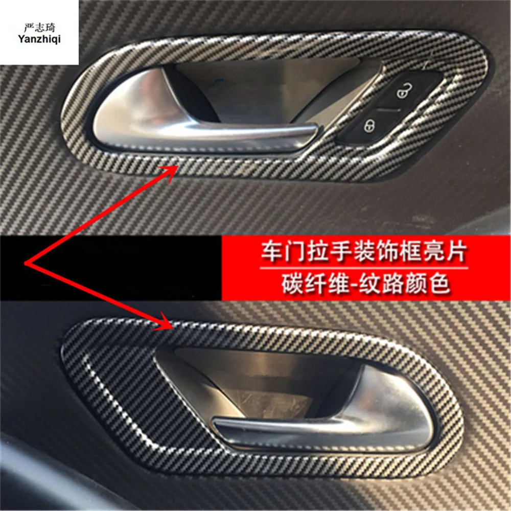 2pcs/lot Car stickers carbon fiber ABS Interior door shake handshandle decoration cover for 2009-2016 Volkswagen VW Scirocco
2pcs/lot Car stickers carbon fiber ABS Interior door shake handshandle decoration cover for 2009-2016 Volkswagen VW Scirocco