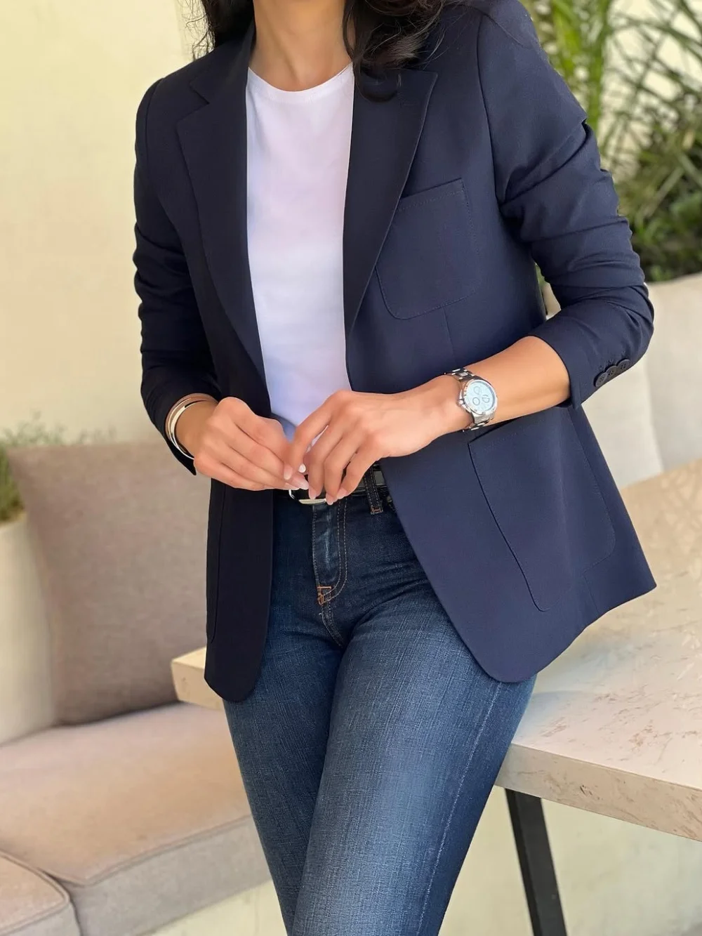 Simple Classic 1 Piece Blazer Women Suit One Button Notch Lapel Patch Pocket Casual LeisureBusiness Office Wear Women Customized
Simple Classic 1 Piece Blazer Women Suit One Button Notch Lapel Patch Pocket Casual LeisureBusiness Office Wear Women Customized