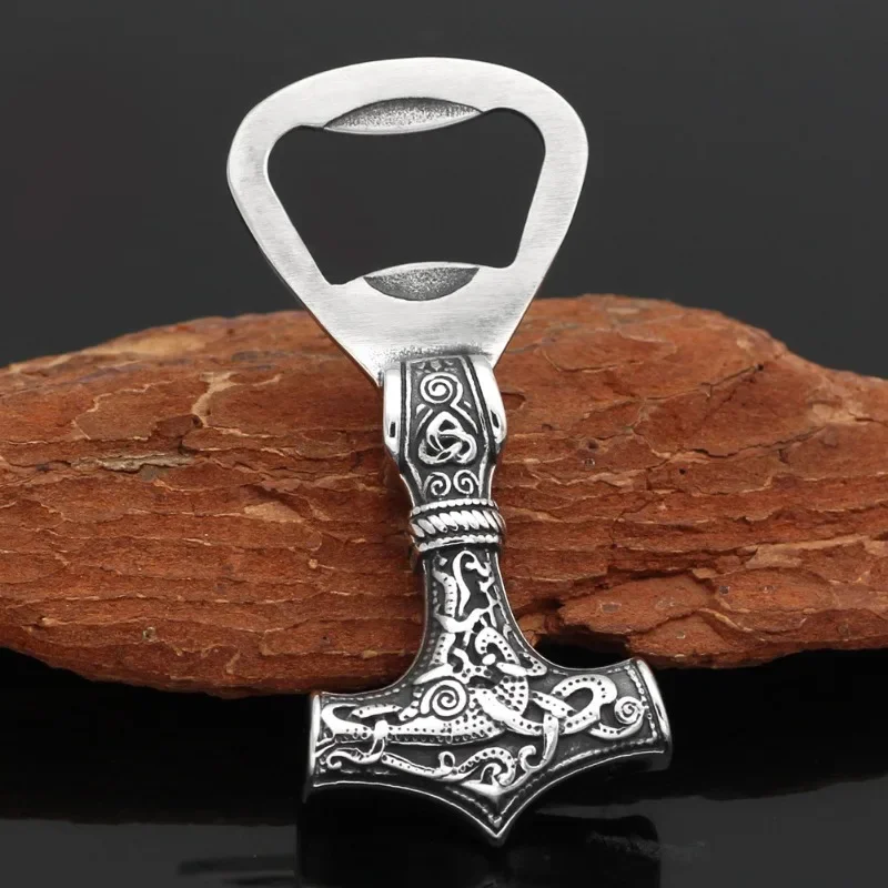 Fashion Vintage Thor's Hammer Bottle Opener Punk Stainless Steel Scandinavian Corkscrew Tool Gifts
Fashion Vintage Thor's Hammer Bottle Opener Punk Stainless Steel Scandinavian Corkscrew Tool Gifts