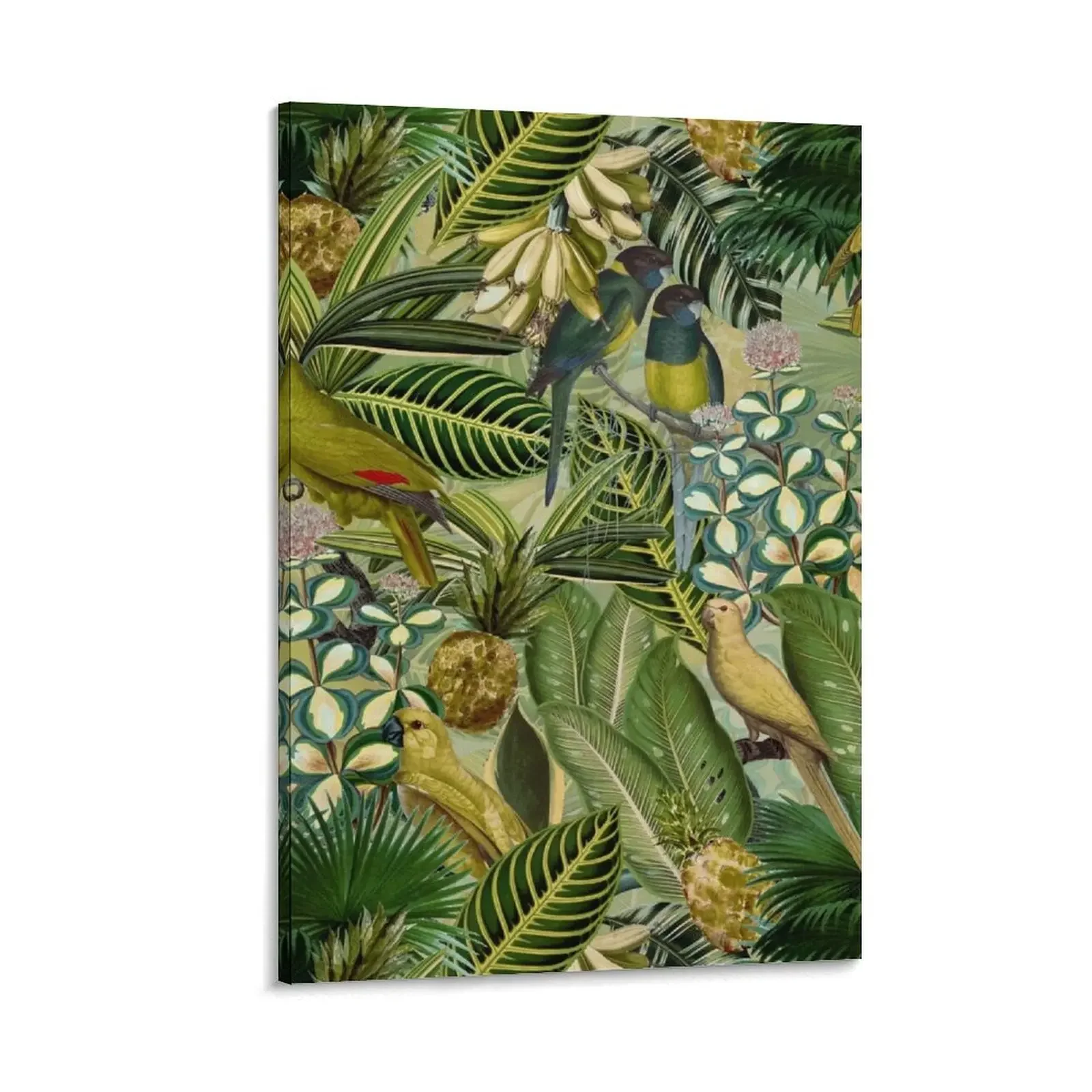 Vintage Green Tropical Bird Jungle Botanical Night Garden Nightgarden Canvas Painting living room decoration home and decoration
Vintage Green Tropical Bird Jungle Botanical Night Garden Nightgarden Canvas Painting living room decoration home and decoration