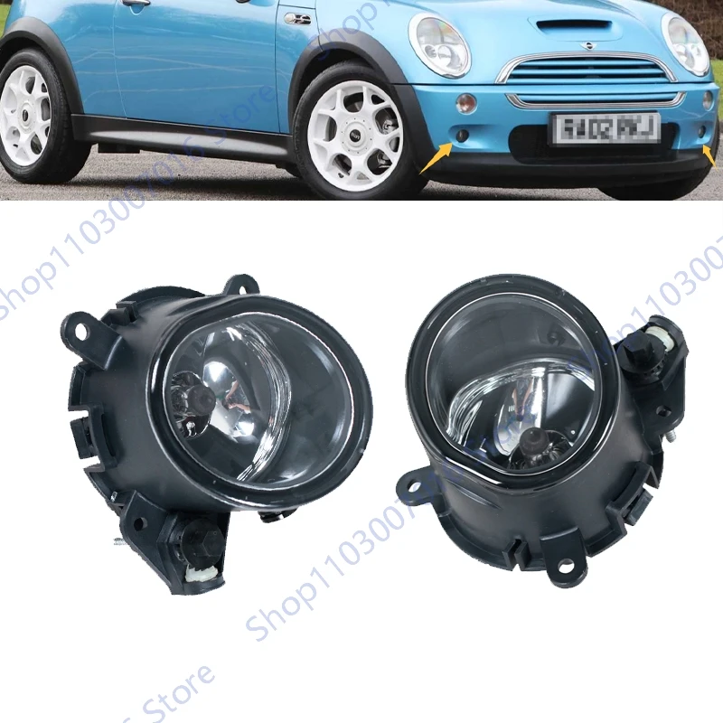 For Mini Cooper R50 R52 R53 Hatchback 2002 2003-2006 For BMW Mini R52(S) Convertible 2002-2008 Car Front Fog Light Headlight