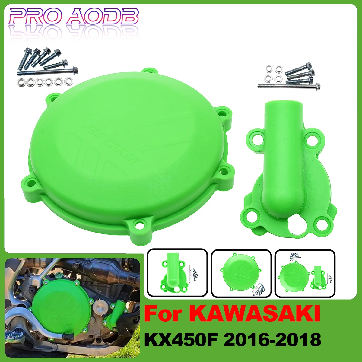For Kawasaki KX450F KX 450F KXF450 2016 2017 2018 Enduro Dirt Bike Motorcycle Plastic Clutch Guard Water Pump Protector Cover
For Kawasaki KX450F KX 450F KXF450 2016 2017 2018 Enduro Dirt Bike Motorcycle Plastic Clutch Guard Water Pump Protector Cover