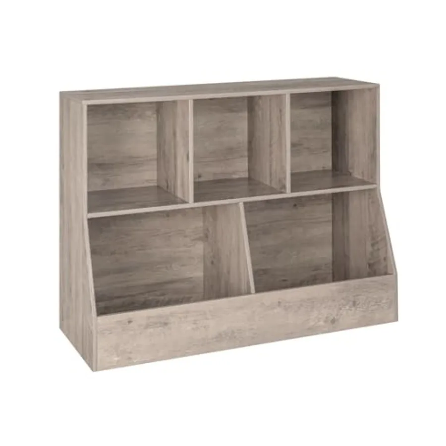 Toy Storage Organizer Bookshelf Wood Toy Storage Cabinet 5 Cubby Bookcase 39.4" L Toddler Book Shelf for Playroom Living Room N
Toy Storage Organizer Bookshelf Wood Toy Storage Cabinet 5 Cubby Bookcase 39.4" L Toddler Book Shelf for Playroom Living Room N