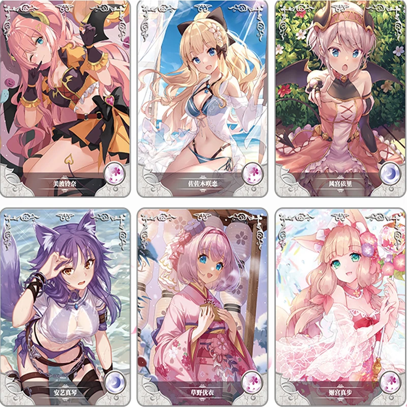 Коллекционные карточки NS Tier1 Tier2 Wave16, коллекция персонажей, милая аниме-девушка, кавайный стиль, набор карт премиум-качества для коллекционеров 
Коллекционные карточки NS Tier1 Tier2 Wave16, коллекция персонажей, милая аниме-девушка, кавайный стиль, набор карт премиум-качества для коллекционеров