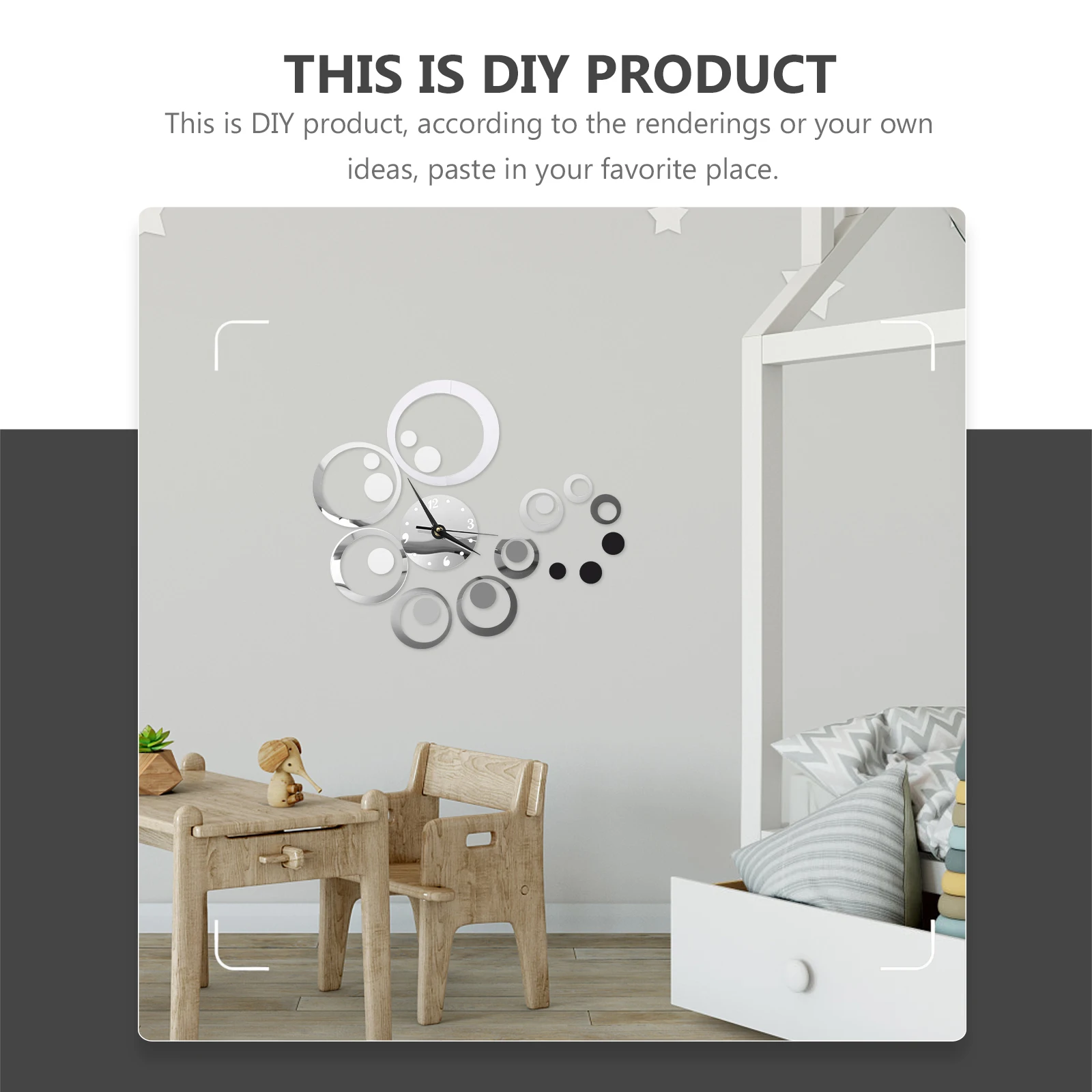 Wall Sticker Clock 3D Mirror Decal Silver Diy Home Decor Living Room Modern Acrylic Mirror Wall Clock Waterproof No
Wall Sticker Clock 3D Mirror Decal Silver Diy Home Decor Living Room Modern Acrylic Mirror Wall Clock Waterproof No