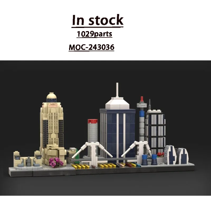 MOC-243036 Новая модель городской уличной сцены из строительных блоков, 1029 деталей, креативный конструктор, подарок на день рождения для мальчиков и детей
MOC-243036 Новая модель городской уличной сцены из строительных блоков, 1029 деталей, креативный конструктор, подарок на день рождения для мальчиков и детей