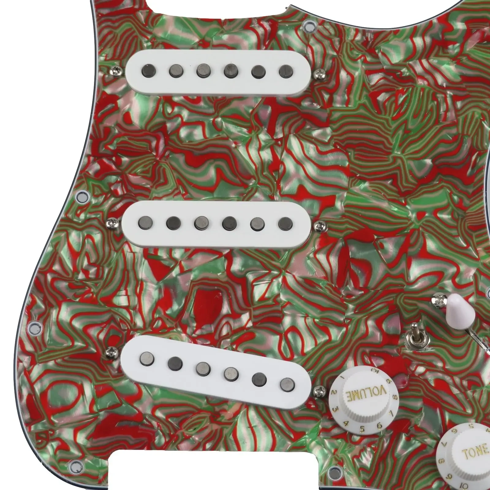 7-Way Loaded Pickguard Guitar Pickups SSS 60s Style Single Coils Alnico 5 Wiring
7-Way Loaded Pickguard Guitar Pickups SSS 60s Style Single Coils Alnico 5 Wiring