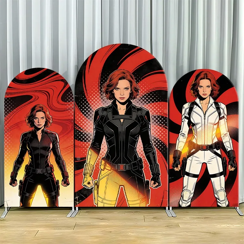 Arch Backdrop Cover Single Side Black Widow Heroine Red Cosplay Party Decoration Photo Booth Background Props Event Supplies
Arch Backdrop Cover Single Side Black Widow Heroine Red Cosplay Party Decoration Photo Booth Background Props Event Supplies