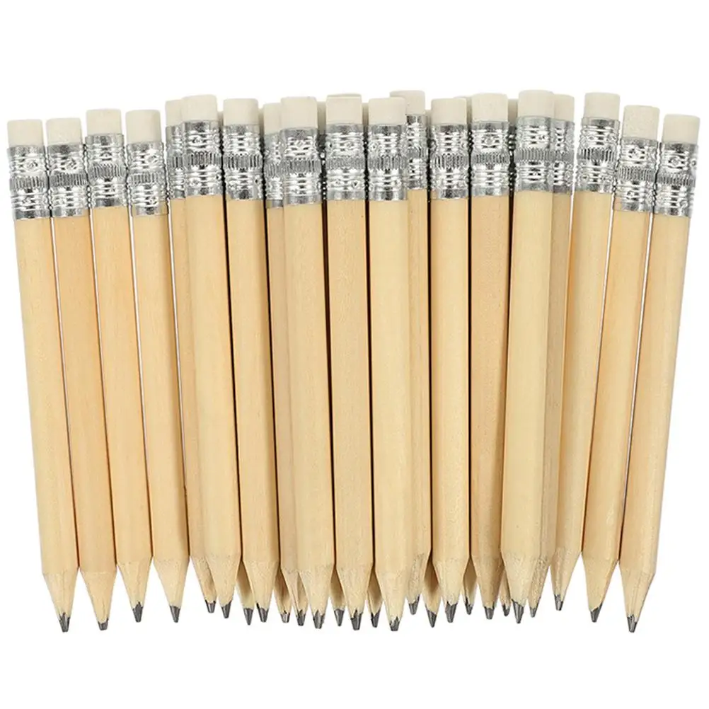 40pcs Wooden 10CM Short Short Log Pencils Design Erasers Portable Golf Writing Drafting Sketching pencils for
40pcs Wooden 10CM Short Short Log Pencils Design Erasers Portable Golf Writing Drafting Sketching pencils for