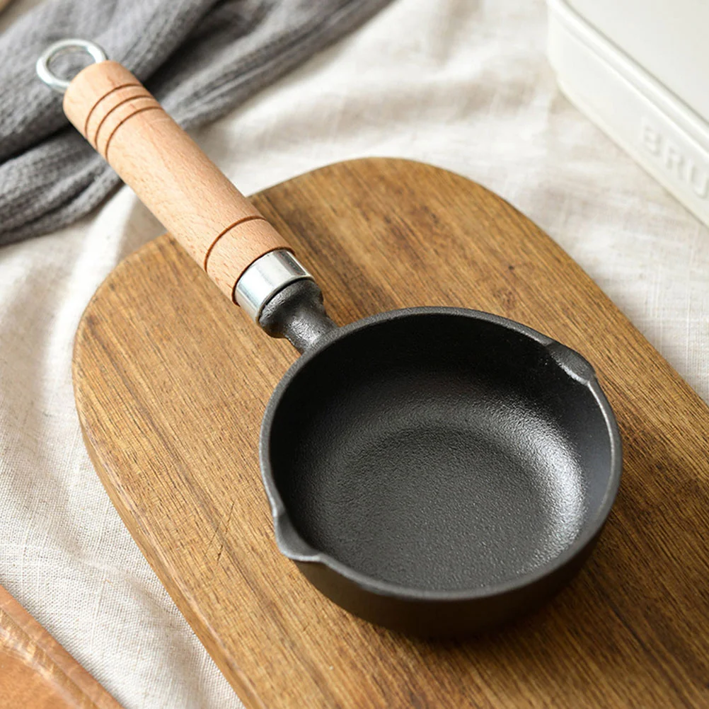2Pcs 13Cm Mini Cast Iron Skillet Non Stick Frying Pan for Eggs Egg Dumplings Butter Chocolate Cheese Oil Heating Cookware
2Pcs 13Cm Mini Cast Iron Skillet Non Stick Frying Pan for Eggs Egg Dumplings Butter Chocolate Cheese Oil Heating Cookware