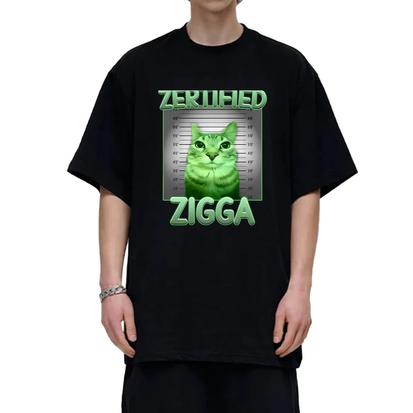 New in Funny Alien Brainrot Cat Meme Graphic short sleeve T-shirts Men Women harajuku Oversized T shirt Unisex 100% Cotton Tops
New in Funny Alien Brainrot Cat Meme Graphic short sleeve T-shirts Men Women harajuku Oversized T shirt Unisex 100% Cotton Tops