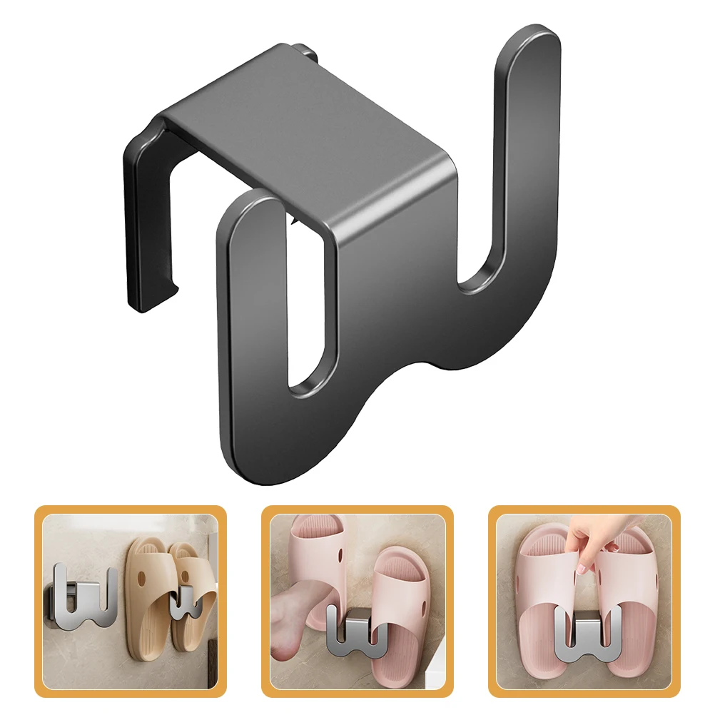 Slipper Rack Shoe Organizer Wall Mounted Storage Hanger Aluminum Space Saving Gray Individual Bath Hallway
Slipper Rack Shoe Organizer Wall Mounted Storage Hanger Aluminum Space Saving Gray Individual Bath Hallway
