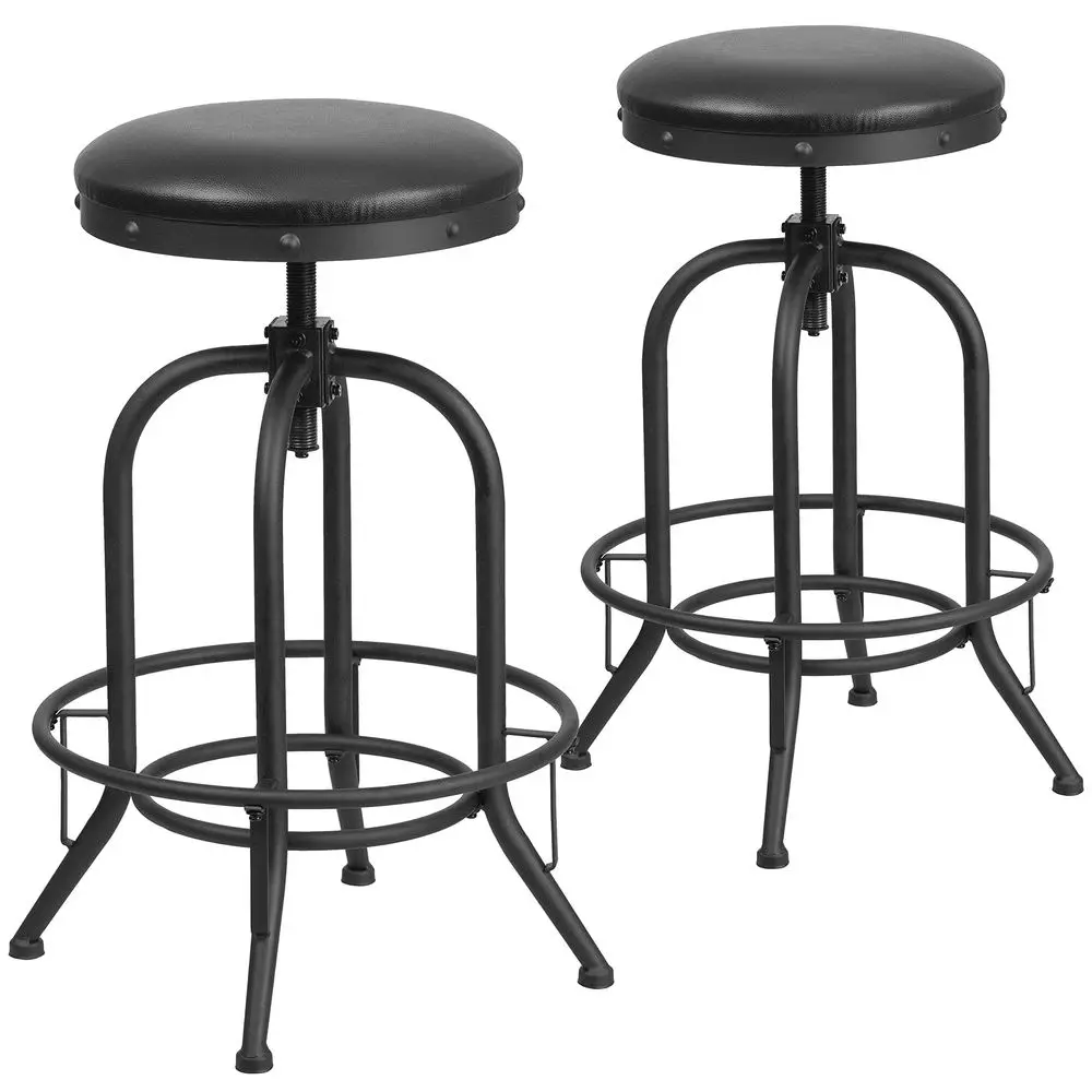 Rachel 2 Pack 30 Barstool with Swivel Lift Black LeatherSoft Seat
Rachel 2 Pack 30 Barstool with Swivel Lift Black LeatherSoft Seat