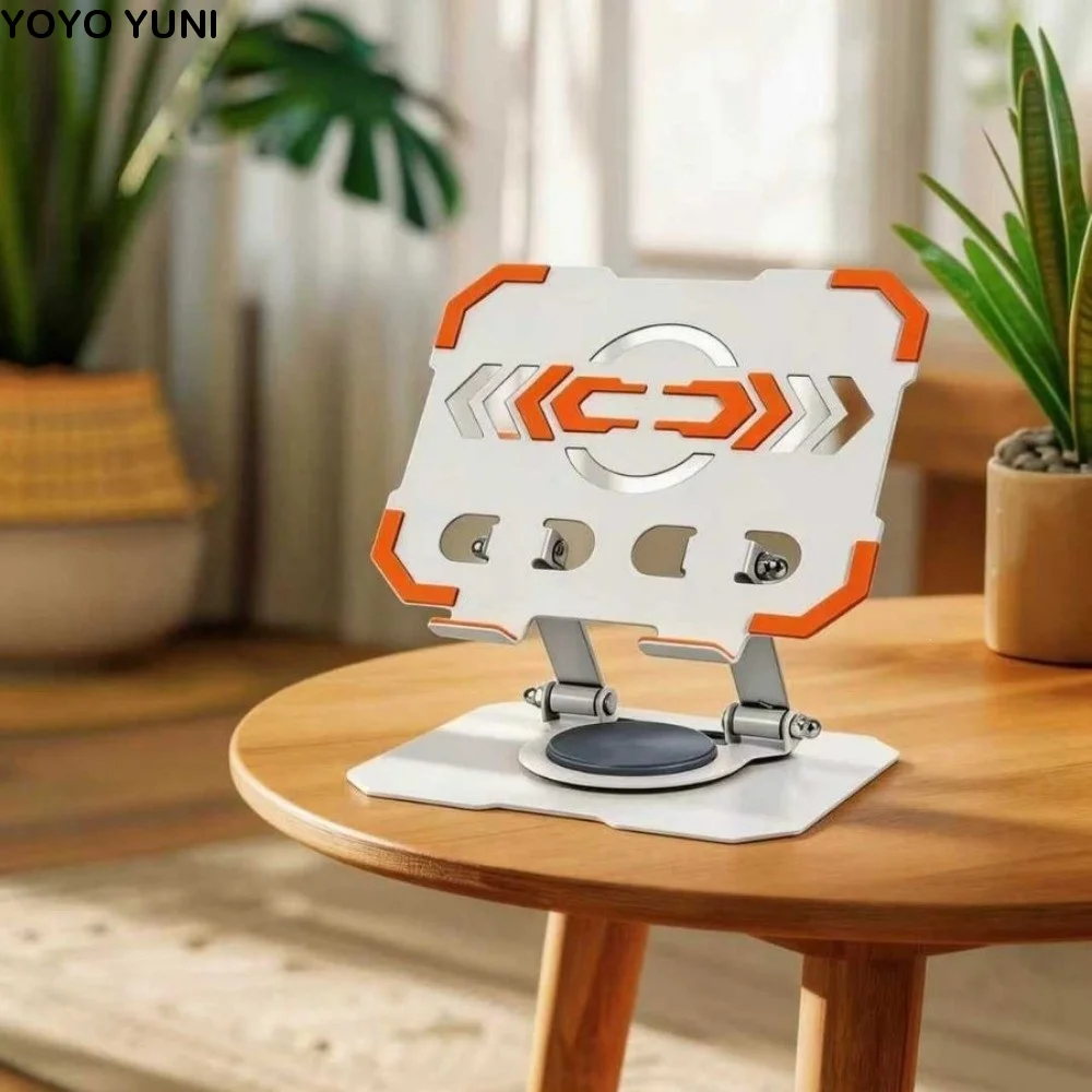 Foldable Tablet Stand Height-Adjustable 360° Rotating Cellphone Holder Carbon Steel Metal Holder Tablet Riser Desktop Use
Foldable Tablet Stand Height-Adjustable 360° Rotating Cellphone Holder Carbon Steel Metal Holder Tablet Riser Desktop Use