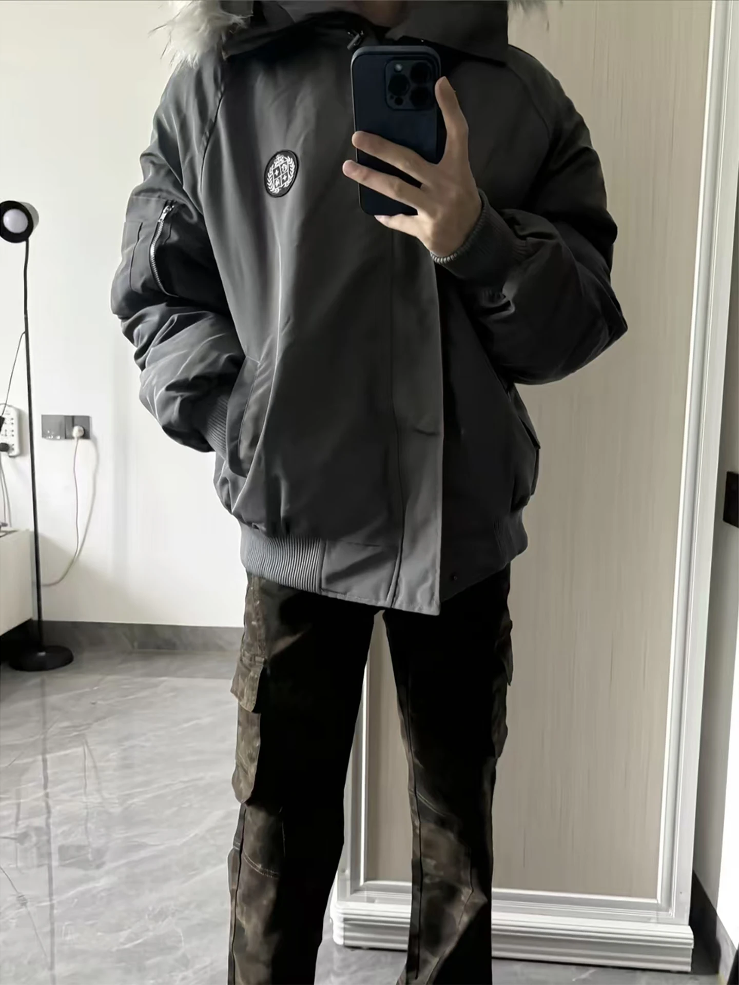 ey Hooded Parka Cotton Jaet Men's Thiened Faux Fur Collar Tee-Proof Winter Workwear Coat Warm And Sli Casual Oute...
ey Hooded Parka Cotton Jaet Men's Thiened Faux Fur Collar Tee-Proof Winter Workwear Coat Warm And Sli Casual Oute...