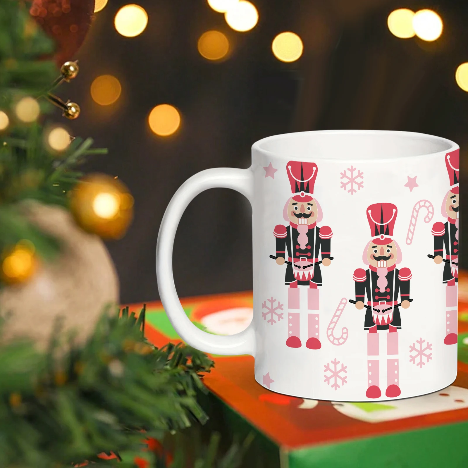 11oz Ceramic Mugs with Handle 3D Print Pink Nutcracker Festive Coffee Milk Cups Dishwasher Microwave Safe Birthday Holiday Gifts
11oz Ceramic Mugs with Handle 3D Print Pink Nutcracker Festive Coffee Milk Cups Dishwasher Microwave Safe Birthday Holiday Gifts