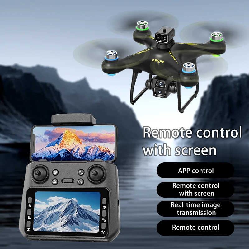 S112 4.3 Screen controlled 4G optical flow brushless4 sided obstacle avoidance dron with dual lens WIFI professional aerial came
S112 4.3 Screen controlled 4G optical flow brushless4 sided obstacle avoidance dron with dual lens WIFI professional aerial came