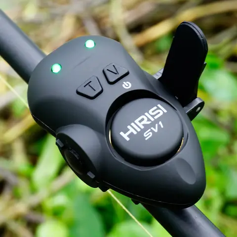 Hirisi Fishing Bait Alarm Set With Portable Case Luminous Fishing Bite Indicator Carp SV1 Fising Accessories