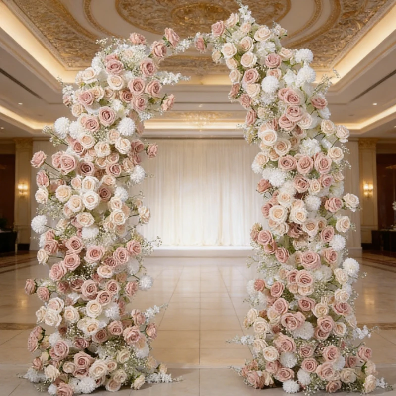 180CM Light Coffee Horn Frame Floral Arrangement Set Outdoor Seaside Wedding Scene Decoration Flower Event Stage Decoration
180CM Light Coffee Horn Frame Floral Arrangement Set Outdoor Seaside Wedding Scene Decoration Flower Event Stage Decoration