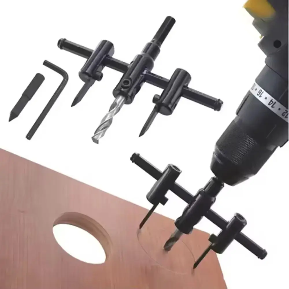 Adjustable Hole Cutter Aircraft Type Hard Circle Hole Cutter 45 Degrees Chamfer High Strength Drill Bit Diy Tool
Adjustable Hole Cutter Aircraft Type Hard Circle Hole Cutter 45 Degrees Chamfer High Strength Drill Bit Diy Tool