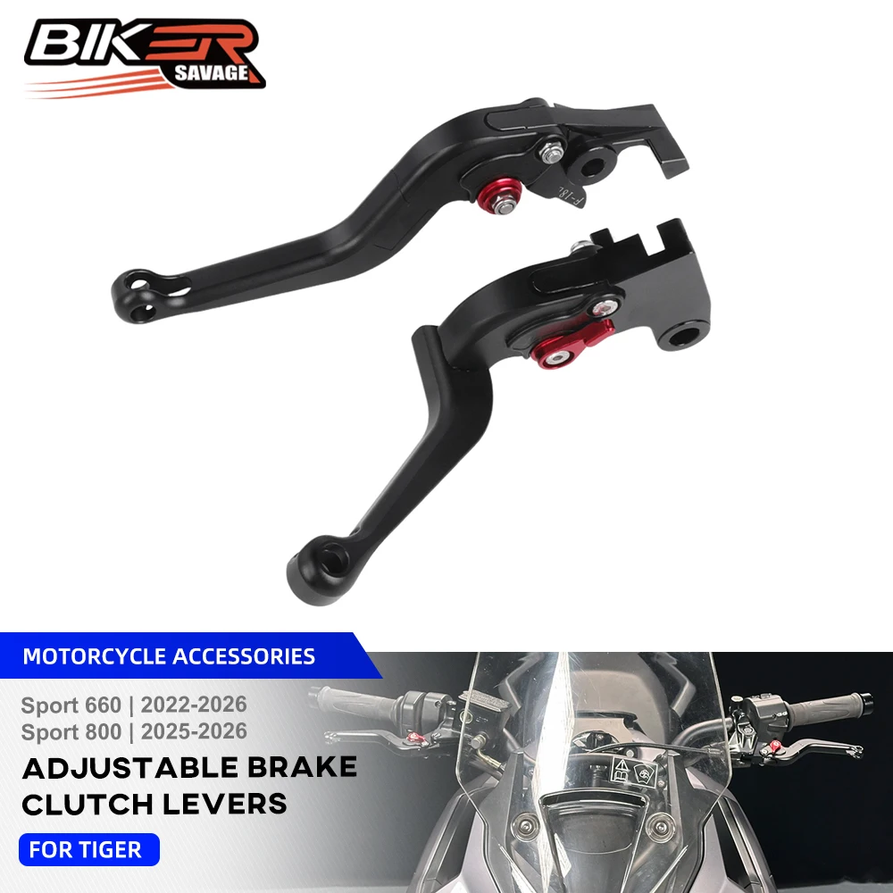 2026 Sport 800 Folding Brake Clutch Levers For Tiger Sport 660 800 2022+ Adjustable Front Control Handles Motorcycle Accessories
2026 Sport 800 Folding Brake Clutch Levers For Tiger Sport 660 800 2022+ Adjustable Front Control Handles Motorcycle Accessories