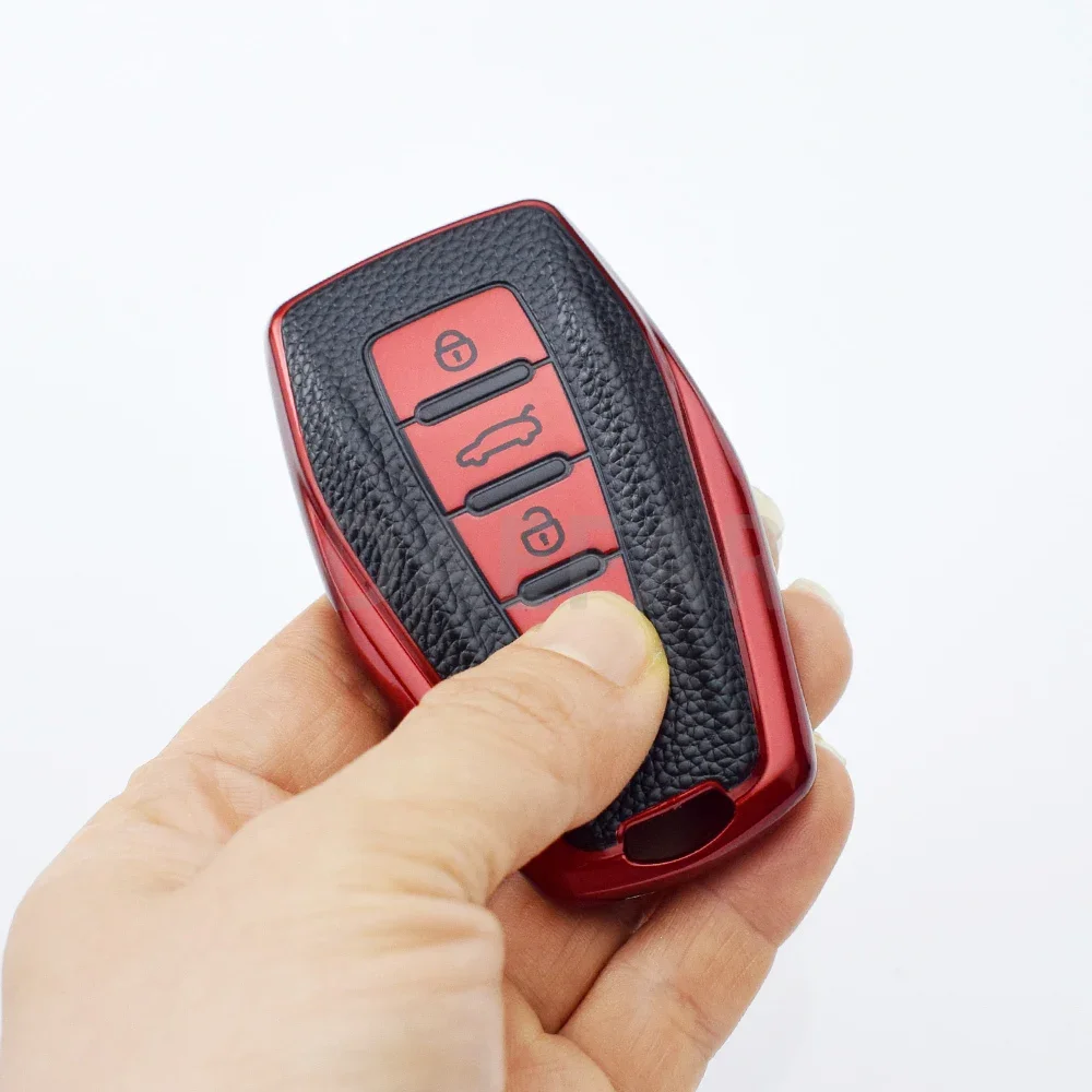Wholesale TPU Leather Car Key Case Cover For Geely Key Fob Cover Multicolor For Geely Coolray 2024 X6 Emgrand Global Hawk GX7 Ac
Wholesale TPU Leather Car Key Case Cover For Geely Key Fob Cover Multicolor For Geely Coolray 2024 X6 Emgrand Global Hawk GX7 Ac