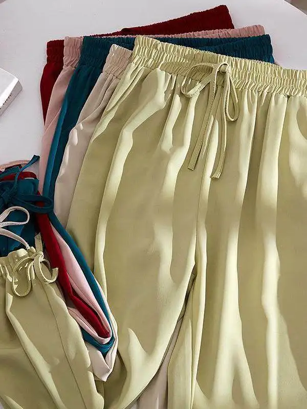 High Quality Ice Silk Sports Pants Women's Summer Thin Drape Loose Wide Leg Harlan Lantern Pants Casual High Waist Elastic
High Quality Ice Silk Sports Pants Women's Summer Thin Drape Loose Wide Leg Harlan Lantern Pants Casual High Waist Elastic