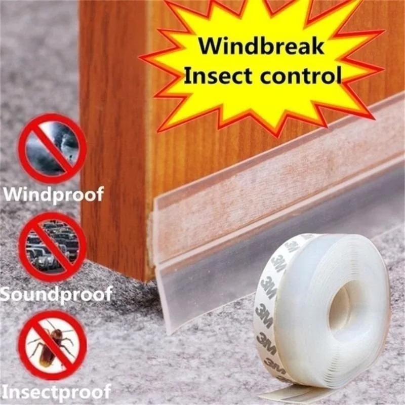 Multi-functional Silicone Weather Strip Self-adhesive Door Edge Sealer Anti-draft Dust Insect Block Home Sealing Tape
Multi-functional Silicone Weather Strip Self-adhesive Door Edge Sealer Anti-draft Dust Insect Block Home Sealing Tape