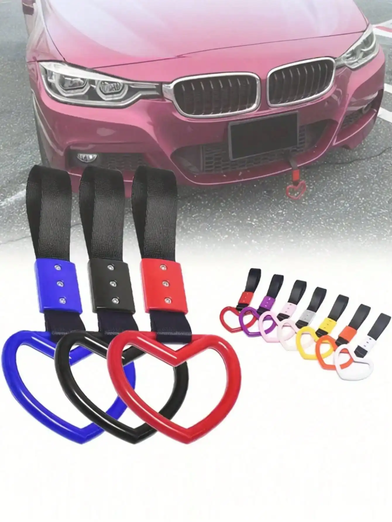 Heart Shaped Car Handle Strap Multicolor Stylish Rear Warning Ring Durable Nylon ABS Universal Hand Pull Strap For Vehicle Public Transport Use
Heart Shaped Car Handle Strap Multicolor Stylish Rear Warning Ring Durable Nylon ABS Universal Hand Pull Strap For Vehicle Public Transport Use