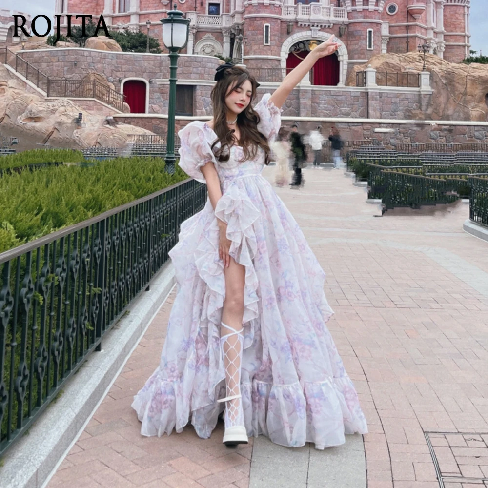 Lolita Princess Dress Bubble Birthday Party Dress 2025 Summer New Short-sleeve V-neck Sweet Printed Chiffon Long Dress for Women
Lolita Princess Dress Bubble Birthday Party Dress 2025 Summer New Short-sleeve V-neck Sweet Printed Chiffon Long Dress for Women