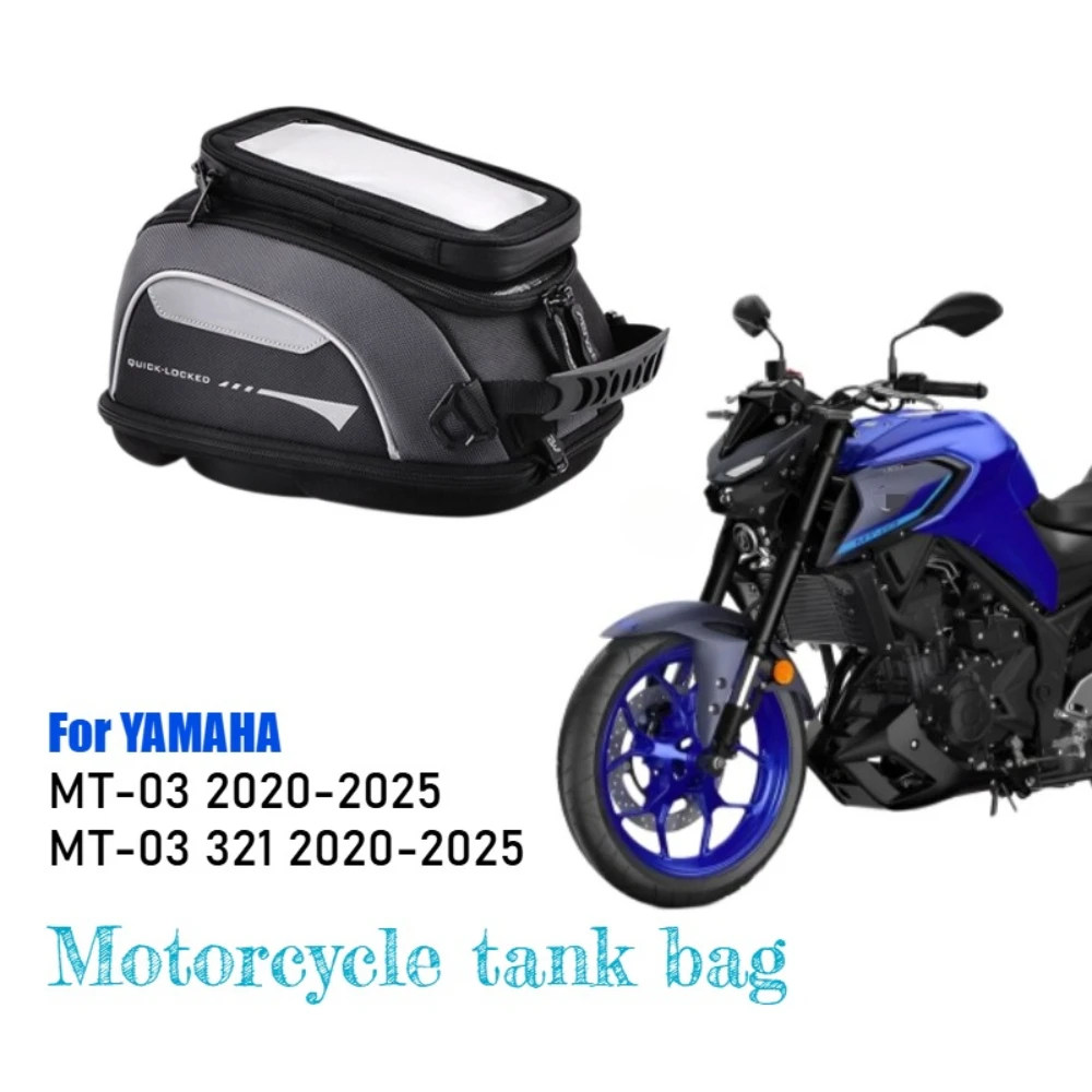 Motorcycle Tank Bag for YAMAHA MT-03 MT03 MT 03 321 2020-2025 Tankbag Backpack Quick Lock Release Waterproof Luggage Accessories
Motorcycle Tank Bag for YAMAHA MT-03 MT03 MT 03 321 2020-2025 Tankbag Backpack Quick Lock Release Waterproof Luggage Accessories