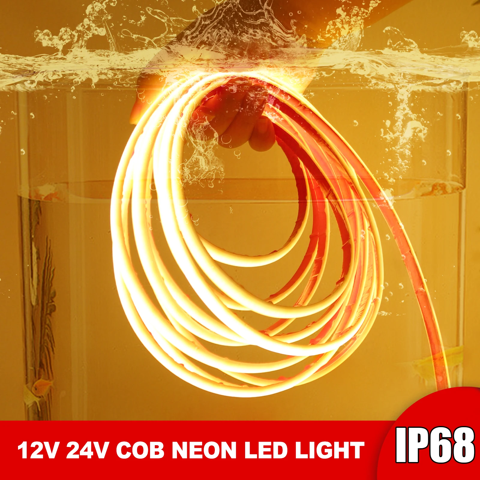 IP68 Водонепроницаемая неоновая лента COB 12 В 24 В высота ярких 320 светодиодов/м Декор для дома и сада 3000K 4000K 6000K Гибкая лента Веревка Светодиодный светильник
IP68 Водонепроницаемая неоновая лента COB 12 В 24 В высота ярких 320 светодиодов/м Декор для дома и сада 3000K 4000K 6000K Гибкая лента Веревка Светодиодный светильник