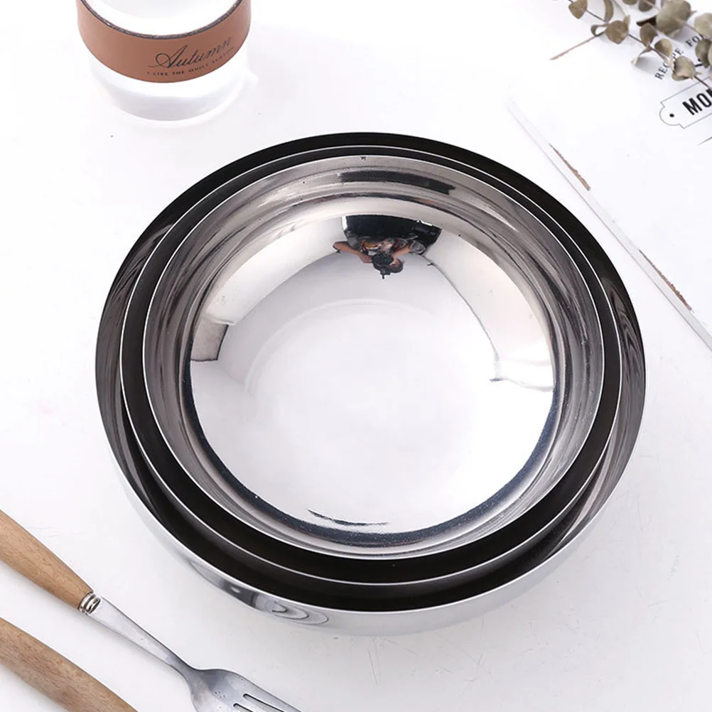 Bibimbap Bowl Stainless Steel Salad Fruit Oatmeal Container Home Restaurant Decor Material Creative Design
Bibimbap Bowl Stainless Steel Salad Fruit Oatmeal Container Home Restaurant Decor Material Creative Design