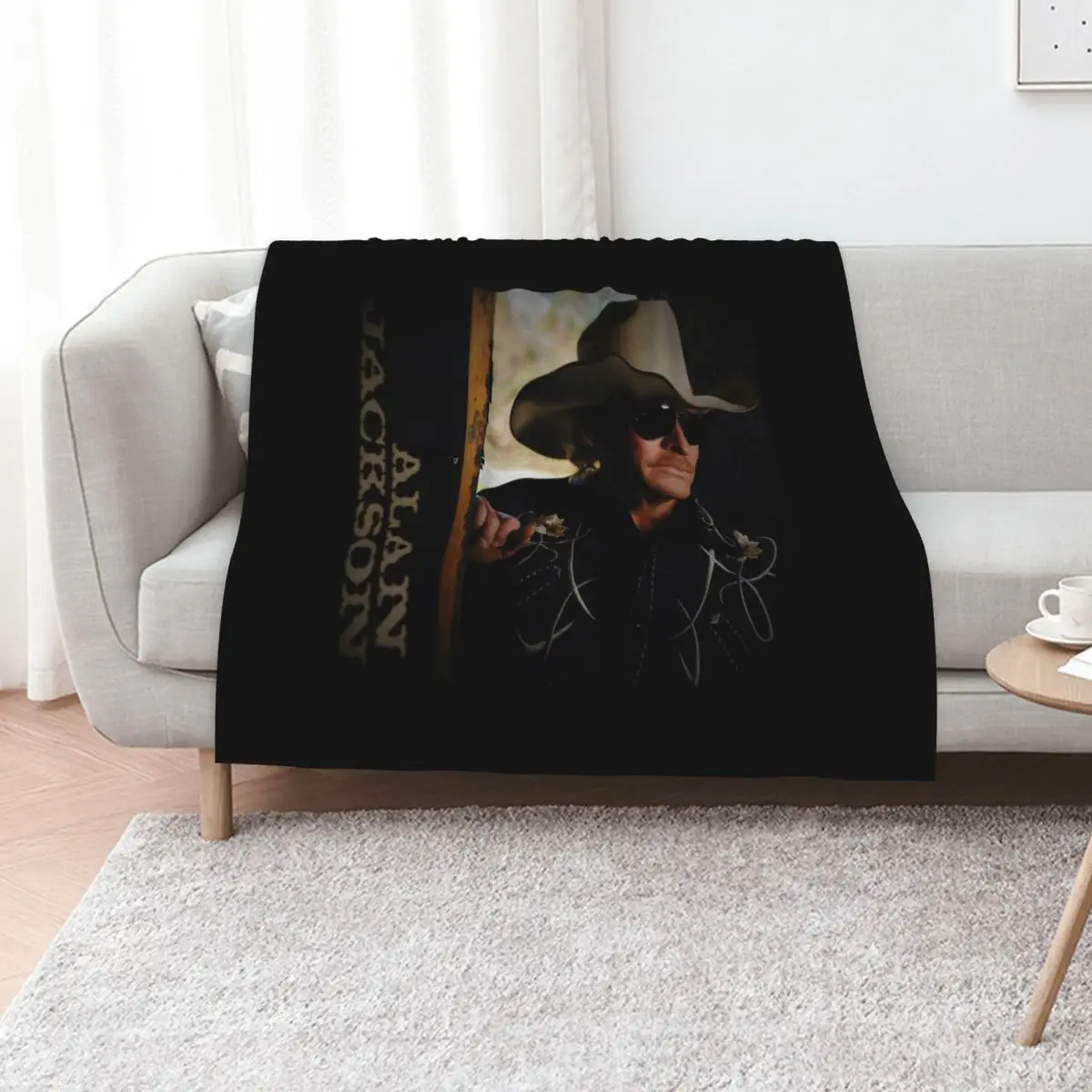 ALAN JACKSON Throw Blanket Soft Sherpa Fleece Warm Blanket for Winter
ALAN JACKSON Throw Blanket Soft Sherpa Fleece Warm Blanket for Winter