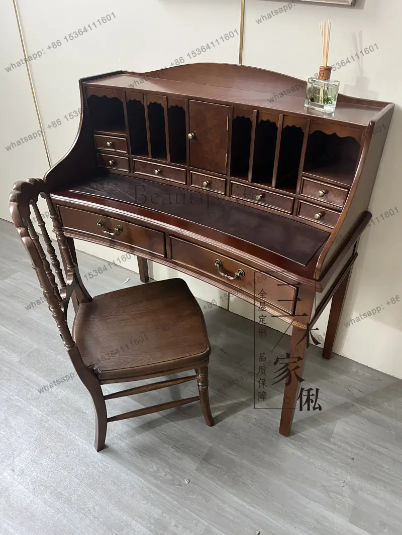 American retro dresser medieval bedroom small apartment desk modern customizable
American retro dresser medieval bedroom small apartment desk modern customizable