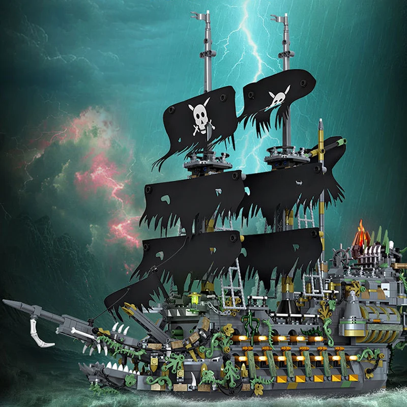 2434PCS Pirate Ship Building Blocks,Flying Dutchman Building Block Set,Ghost Ship DIY Educational STEM Toy,Creative Holiday Gift
2434PCS Pirate Ship Building Blocks,Flying Dutchman Building Block Set,Ghost Ship DIY Educational STEM Toy,Creative Holiday Gift