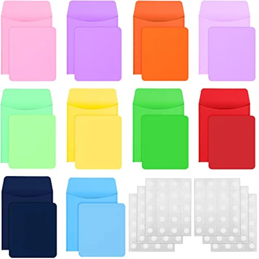 100 Pieces Library Cards Envelopes Small Pockets Envelope with 120 Adhesive Double Sided Glue Points Classroom Library Office S
100 Pieces Library Cards Envelopes Small Pockets Envelope with 120 Adhesive Double Sided Glue Points Classroom Library Office S