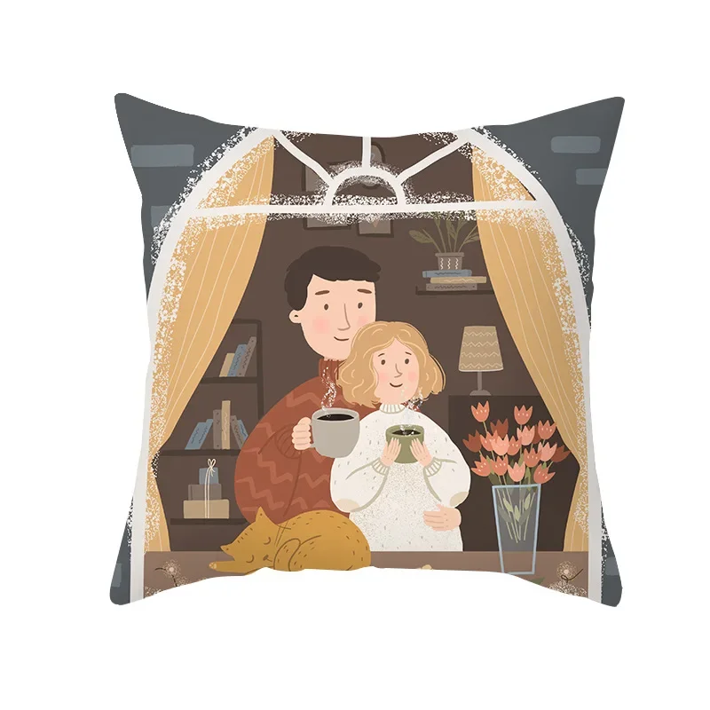Customizable Novelty Cute Cushion Cover Anniversary Valentine's Day Gift Pillow Cover Cartoon Printing Decoration
Customizable Novelty Cute Cushion Cover Anniversary Valentine's Day Gift Pillow Cover Cartoon Printing Decoration