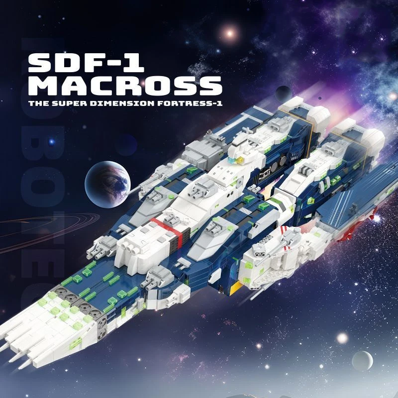 Новый конструктор MOC «Космический корабль SDF-1 Macross»: Сборные блоки, игрушки-кирпичики, детский рождественский подарочный набор, 4682 детали
Новый конструктор MOC «Космический корабль SDF-1 Macross»: Сборные блоки, игрушки-кирпичики, детский рождественский подарочный набор, 4682 детали