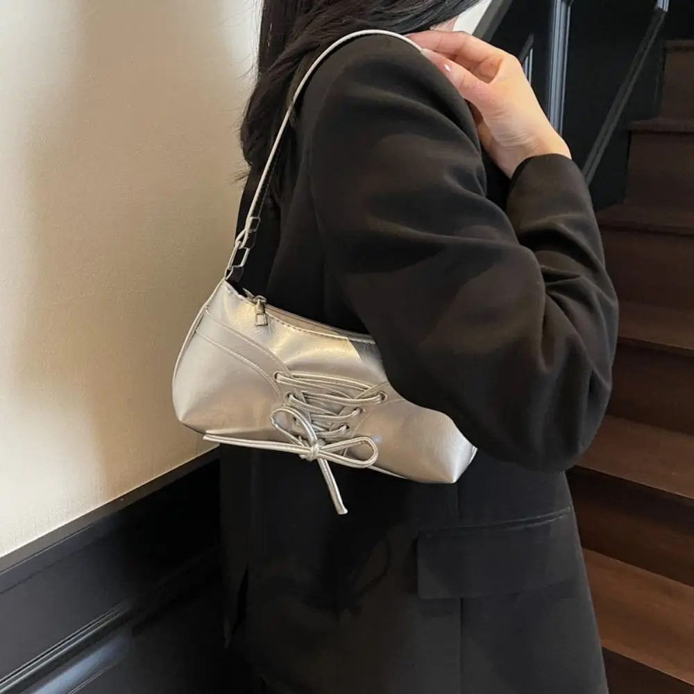 Korean Bow Tie Shoulder Bag Designer Y2k Armpit Bag PU Leather Sweet Women Handbag Ladies/Girls
Korean Bow Tie Shoulder Bag Designer Y2k Armpit Bag PU Leather Sweet Women Handbag Ladies/Girls